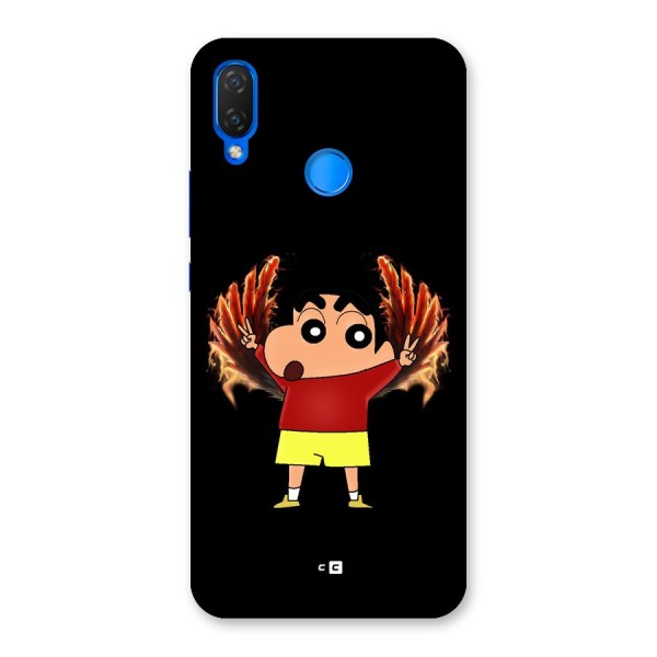 Fire Shinchan Back Case for Huawei P Smart Plus