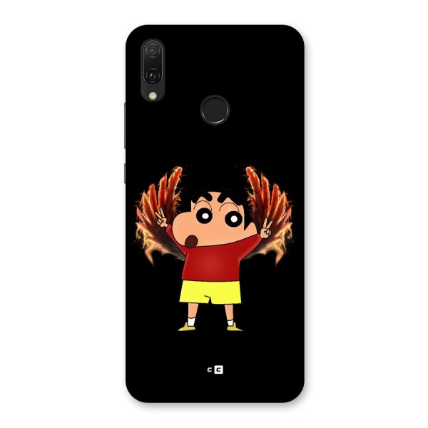 Fire Shinchan Back Case for Huawei Y9 (2019)