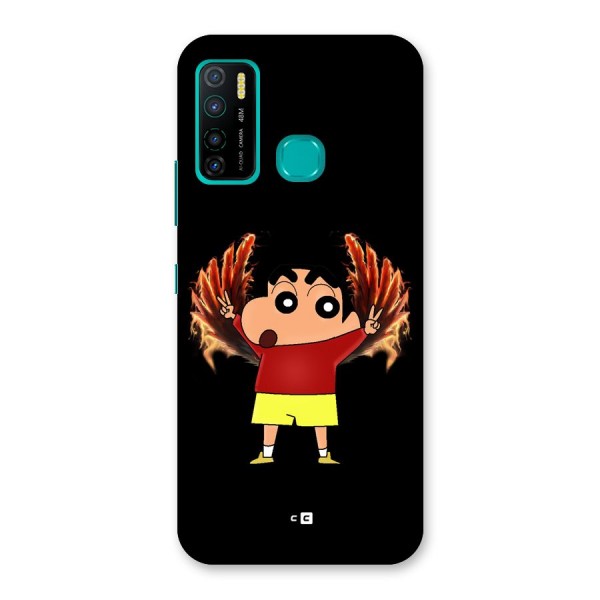 Fire Shinchan Back Case for Infinix Hot 9 Pro