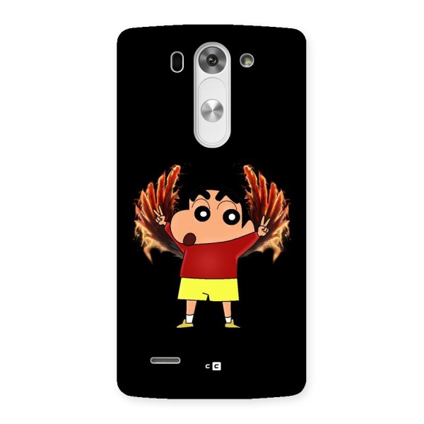 Fire Shinchan Back Case for LG G3 Beat