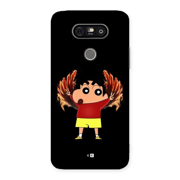 Fire Shinchan Back Case for LG G5
