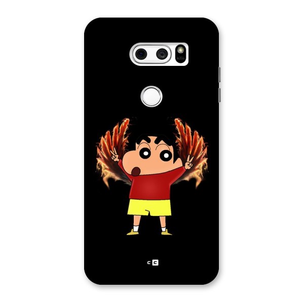 Fire Shinchan Back Case for LG V30