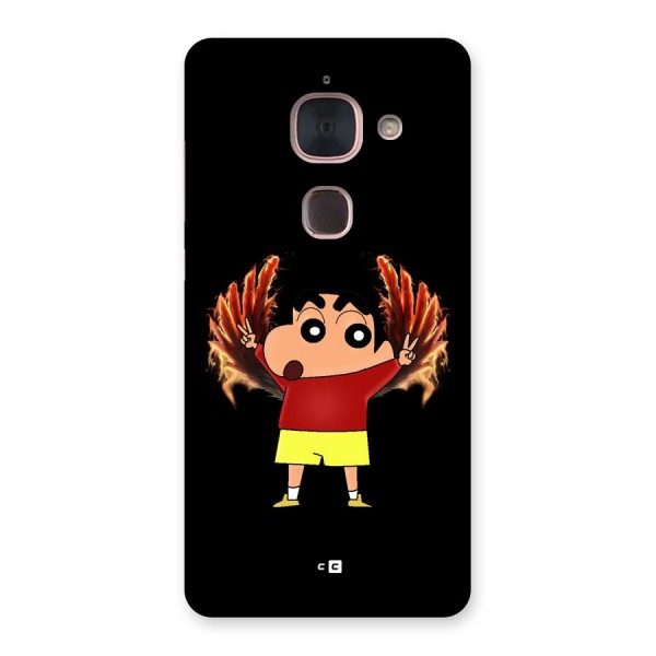 Fire Shinchan Back Case for Le Max 2