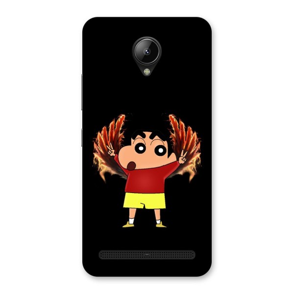 Fire Shinchan Back Case for Lenovo C2