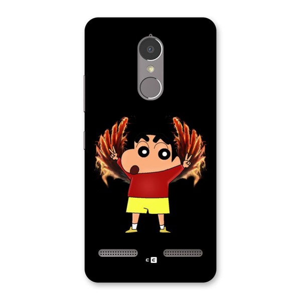 Fire Shinchan Back Case for Lenovo K6