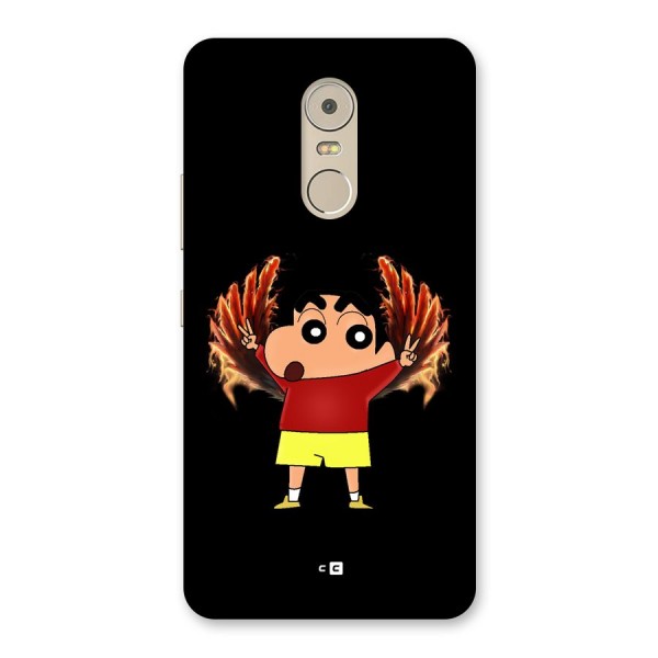 Fire Shinchan Back Case for Lenovo K6 Note