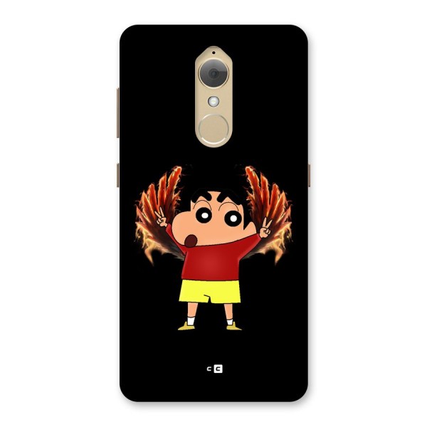 Fire Shinchan Back Case for Lenovo K8