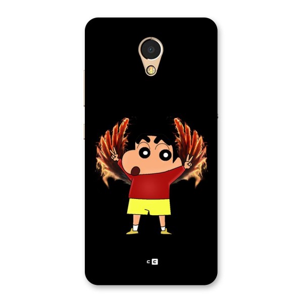 Fire Shinchan Back Case for Lenovo P2