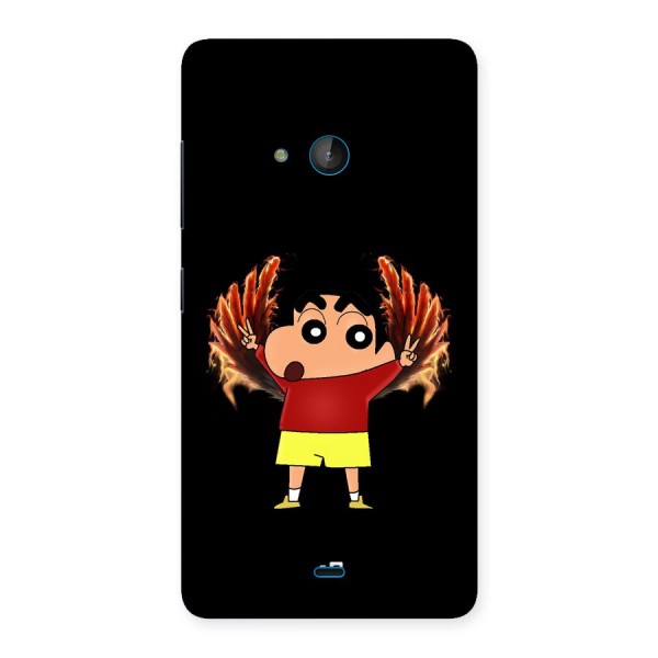 Fire Shinchan Back Case for Lumia 540
