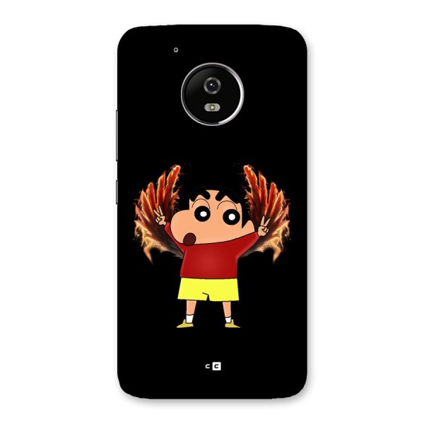 Fire Shinchan Back Case for Moto G5