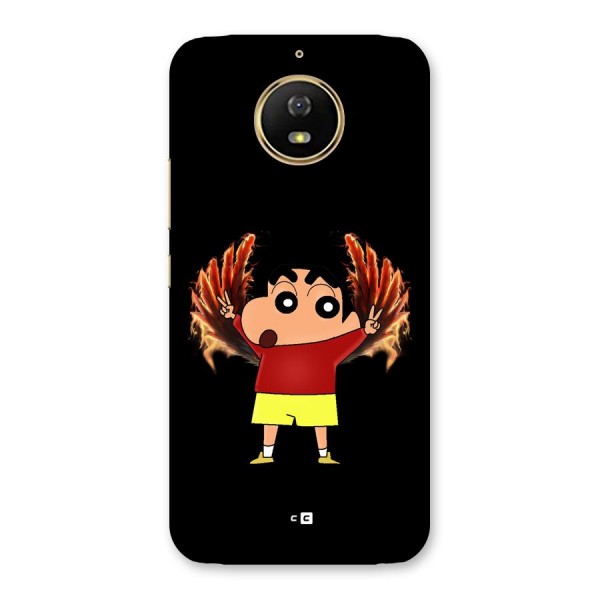 Fire Shinchan Back Case for Moto G5s