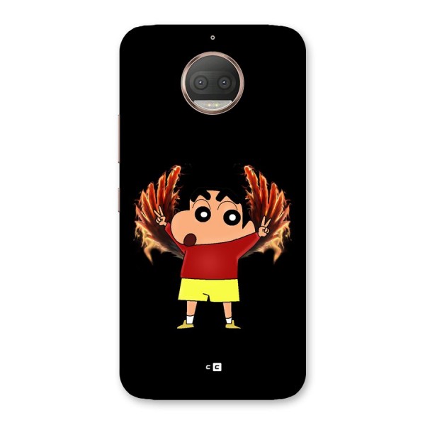 Fire Shinchan Back Case for Moto G5s Plus