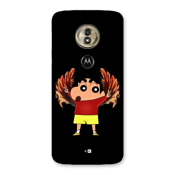 Fire Shinchan Back Case for Moto G6 Play