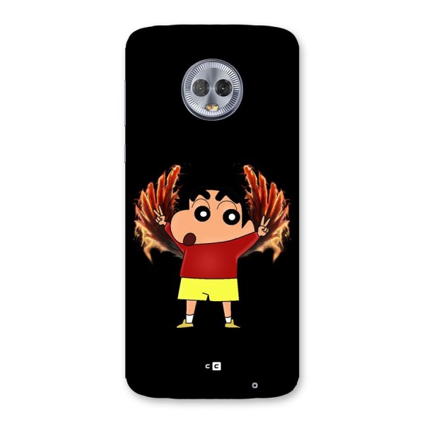 Fire Shinchan Back Case for Moto G6 Plus