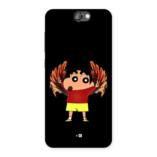 Fire Shinchan Back Case for One A9