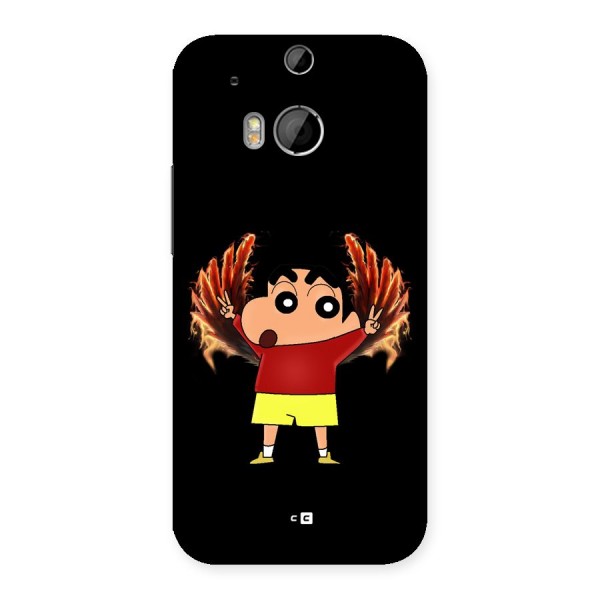 Fire Shinchan Back Case for One M8