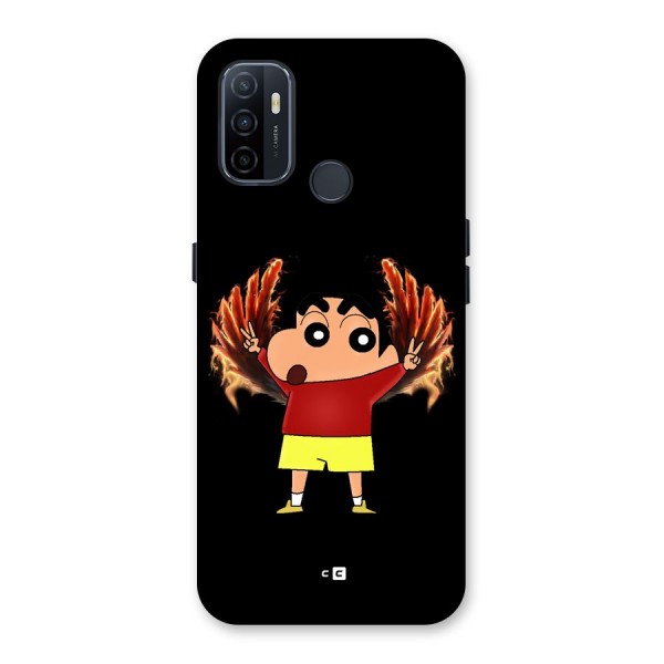 Fire Shinchan Back Case for Oppo A32