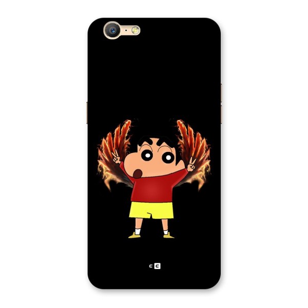 Fire Shinchan Back Case for Oppo A39