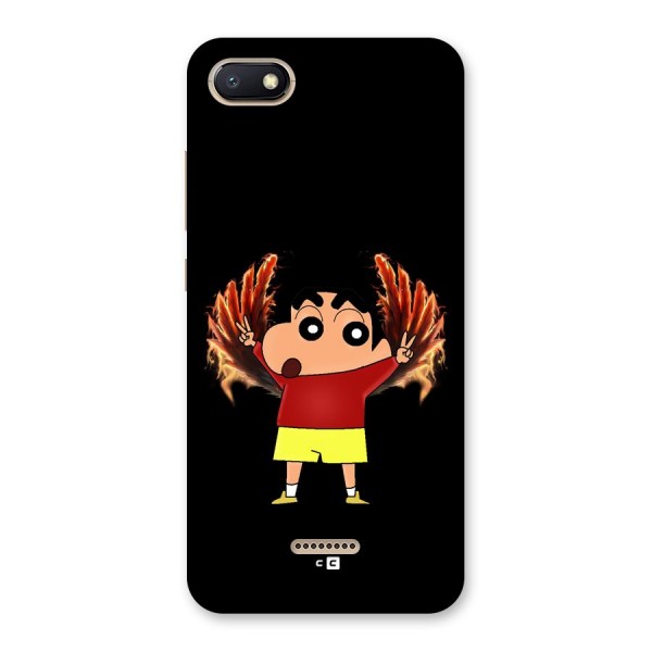 Fire Shinchan Back Case for Redmi 6A