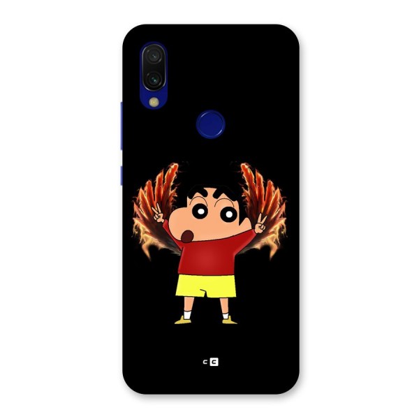 Fire Shinchan Back Case for Redmi 7