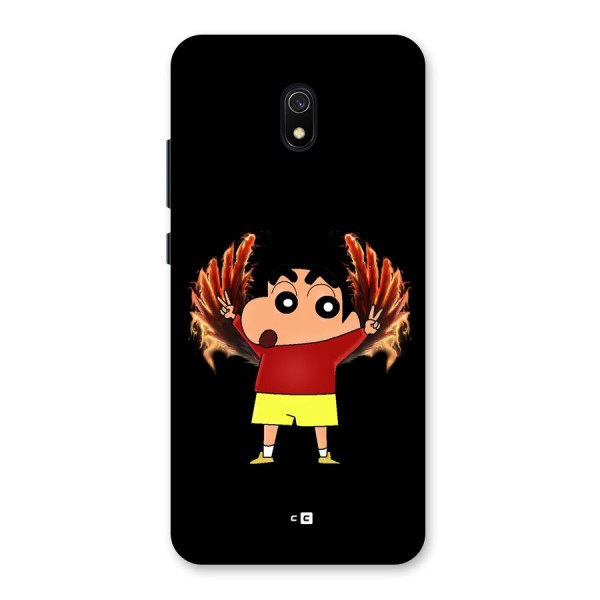Fire Shinchan Back Case for Redmi 8A
