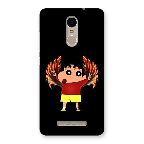 Fire Shinchan Back Case for Redmi Note 3