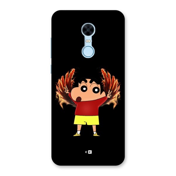 Fire Shinchan Back Case for Redmi Note 5