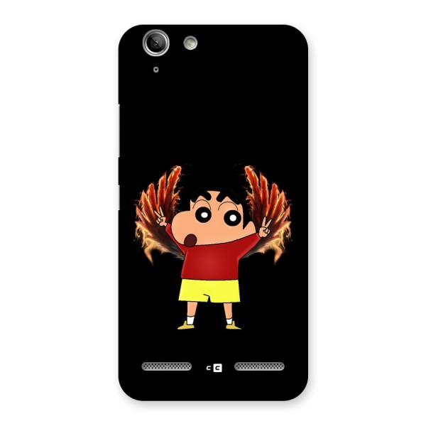 Fire Shinchan Back Case for Vibe K5