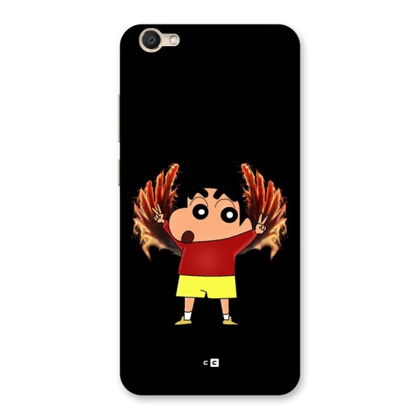 Fire Shinchan Back Case for Vivo V5s