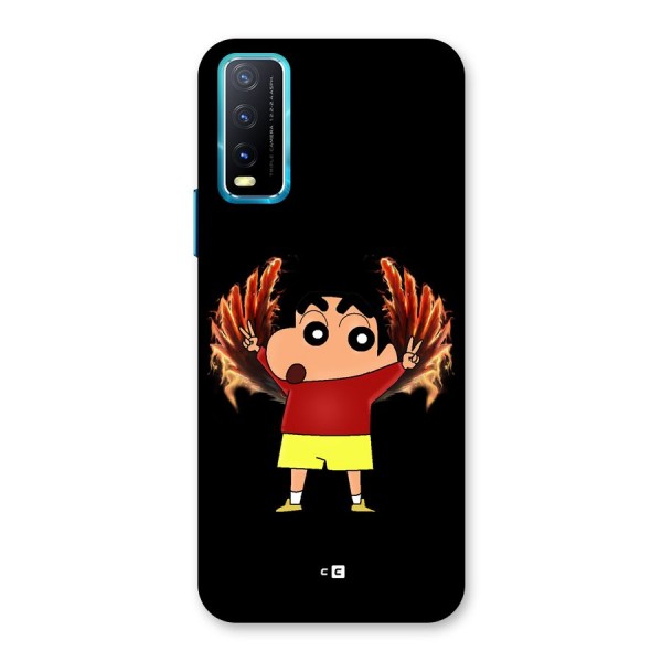 Fire Shinchan Back Case for Vivo Y12s
