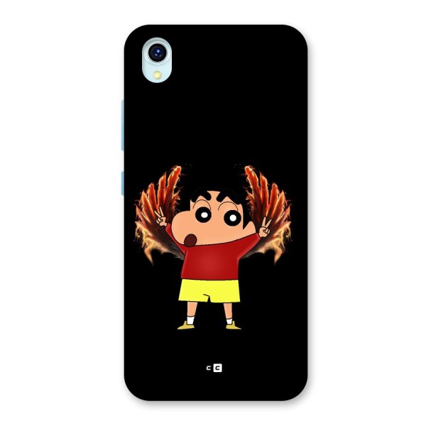 Fire Shinchan Back Case for Vivo Y1s