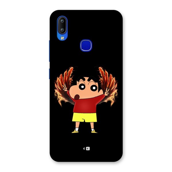 Fire Shinchan Back Case for Vivo Y91