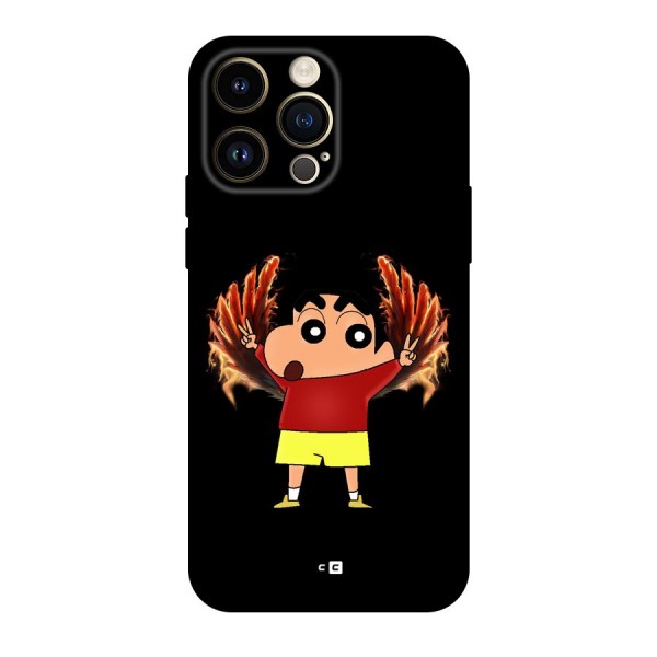 Fire Shinchan Back Case for iPhone 14 Pro Max