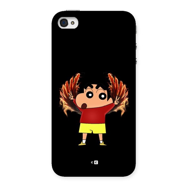 Fire Shinchan Back Case for iPhone 4 4s