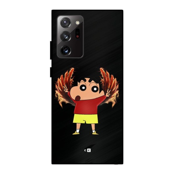 Fire Shinchan Metal Back Case for Galaxy Note 20 Ultra