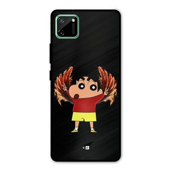 Fire Shinchan Metal Back Case for Realme C11