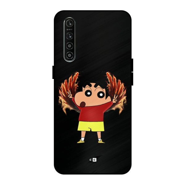 Fire Shinchan Metal Back Case for Realme XT