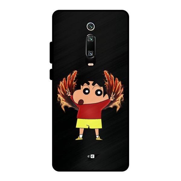 Fire Shinchan Metal Back Case for Redmi K20 Pro