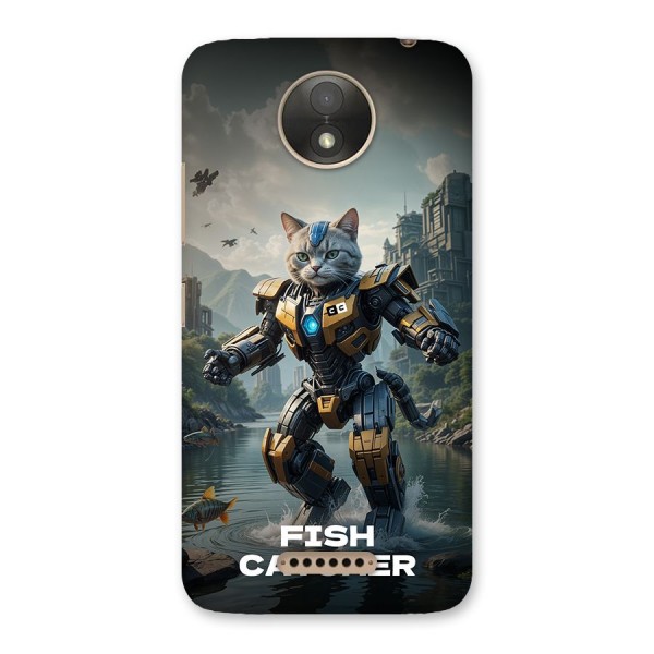 Fish Catcher Back Case for Moto C Plus