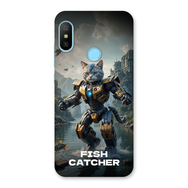 Fish Catcher Back Case for Redmi 6 Pro