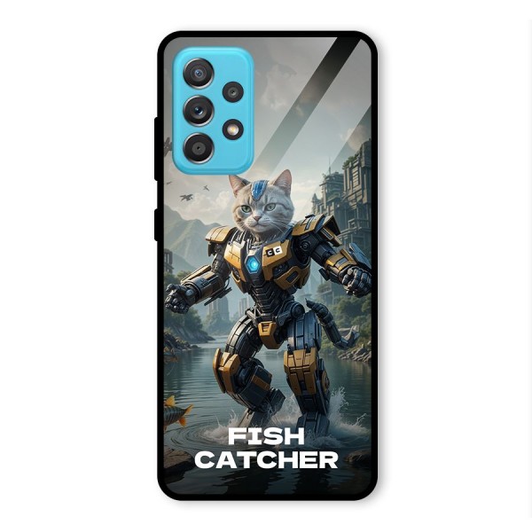 Fish Catcher Glass Back Case for Galaxy A52