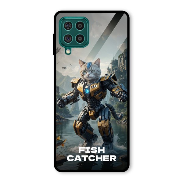 Fish Catcher Glass Back Case for Galaxy F62
