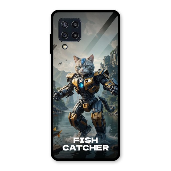 Fish Catcher Glass Back Case for Galaxy M32