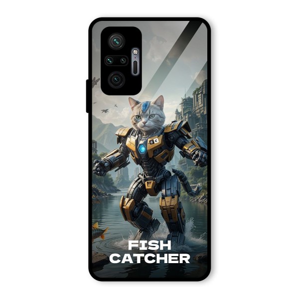 Fish Catcher Glass Back Case for Redmi Note 10 Pro Max