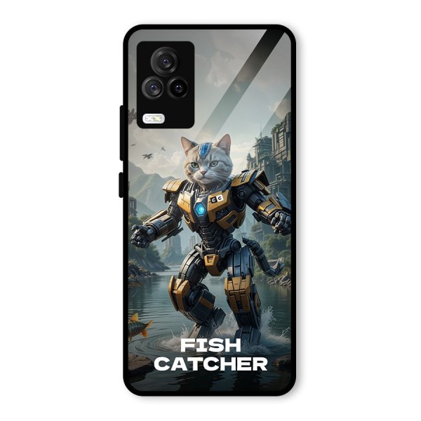 Fish Catcher Glass Back Case for Vivo iQOO 7 Legend 5G