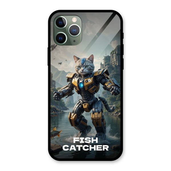 Fish Catcher Glass Back Case for iPhone 11 Pro