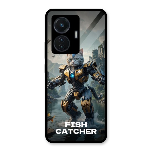 Fish Catcher Glass Back Case for iQOO Z6 44W