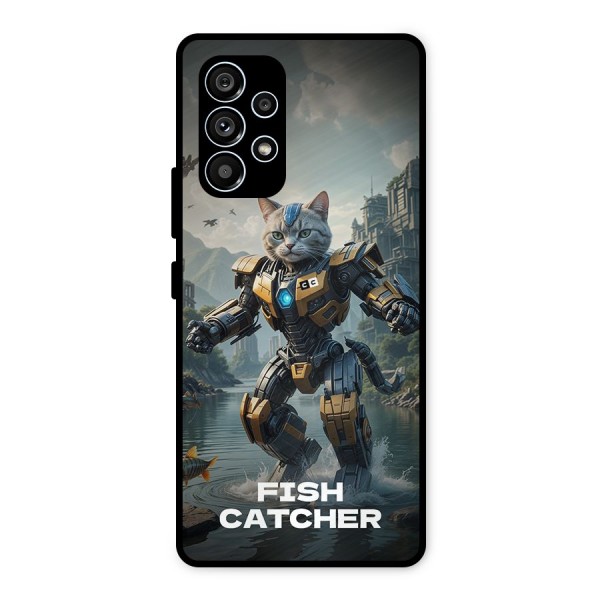 Fish Catcher Metal Back Case for Galaxy A53 5G