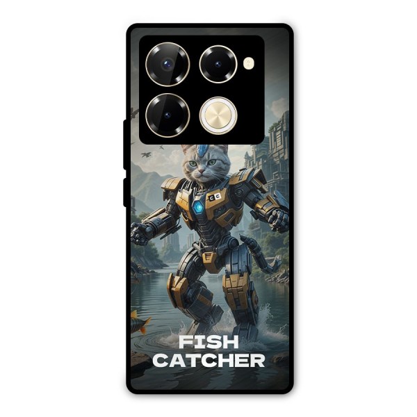 Fish Catcher Metal Back Case for Infinix Note 40 Pro Plus