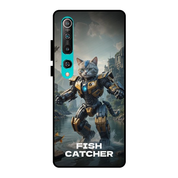 Fish Catcher Metal Back Case for Mi 10
